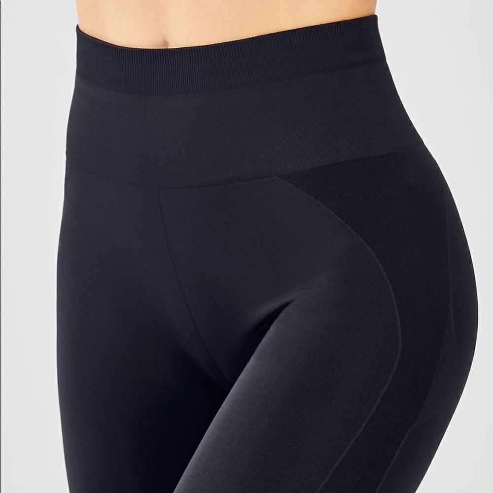 Fabletics High-Waisted Seamless Mesh Leggings - Picture 3 of 5
